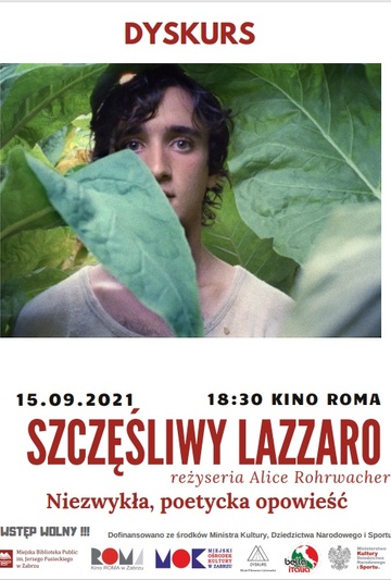 „Szczęśliwy Lazzaro” w ramach spotkania Klubu Filmowo-Literackiego Dyskurs.